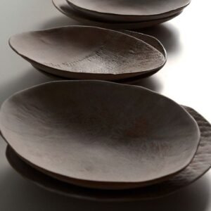 Hand-Carved Stone Platter Set - A Touch of Gandharan Grandeur