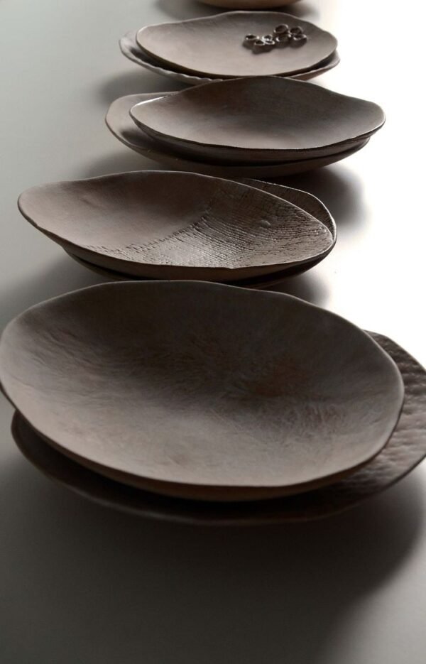 Hand-Carved Stone Platter Set - A Touch of Gandharan Grandeur