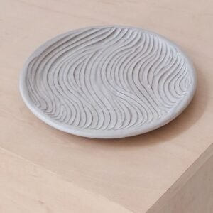 Gandharan White Stone Plate - A Touch of History for Your Table