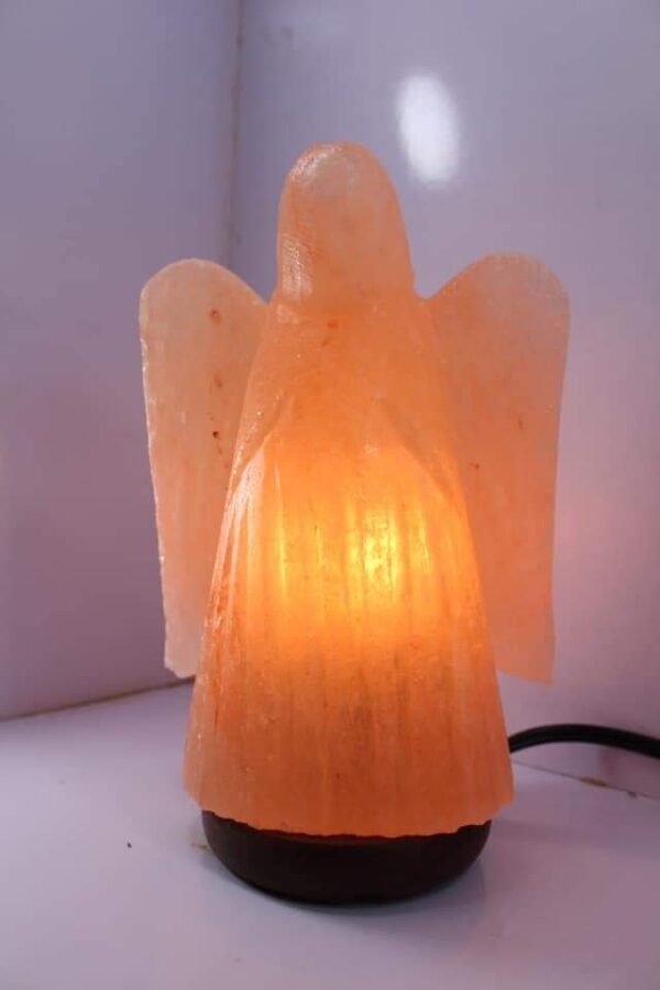 100% Natural Himalayan Salt Lamp with Angle Design