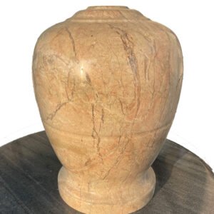 Elegant Beige Marble Vase