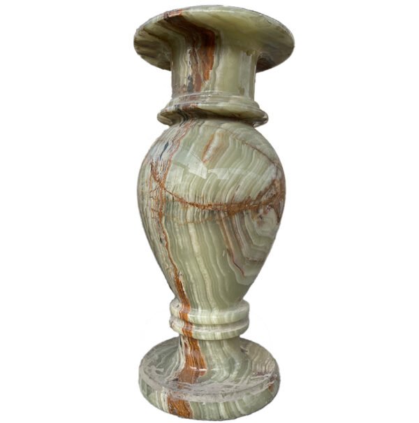 Unique Green Onyx Vase