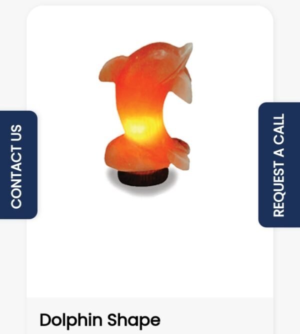 Whimsical Dolphin Himalayan Salt Lamp
