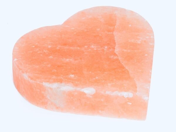 Natural Himalayan Salt Heart Décor